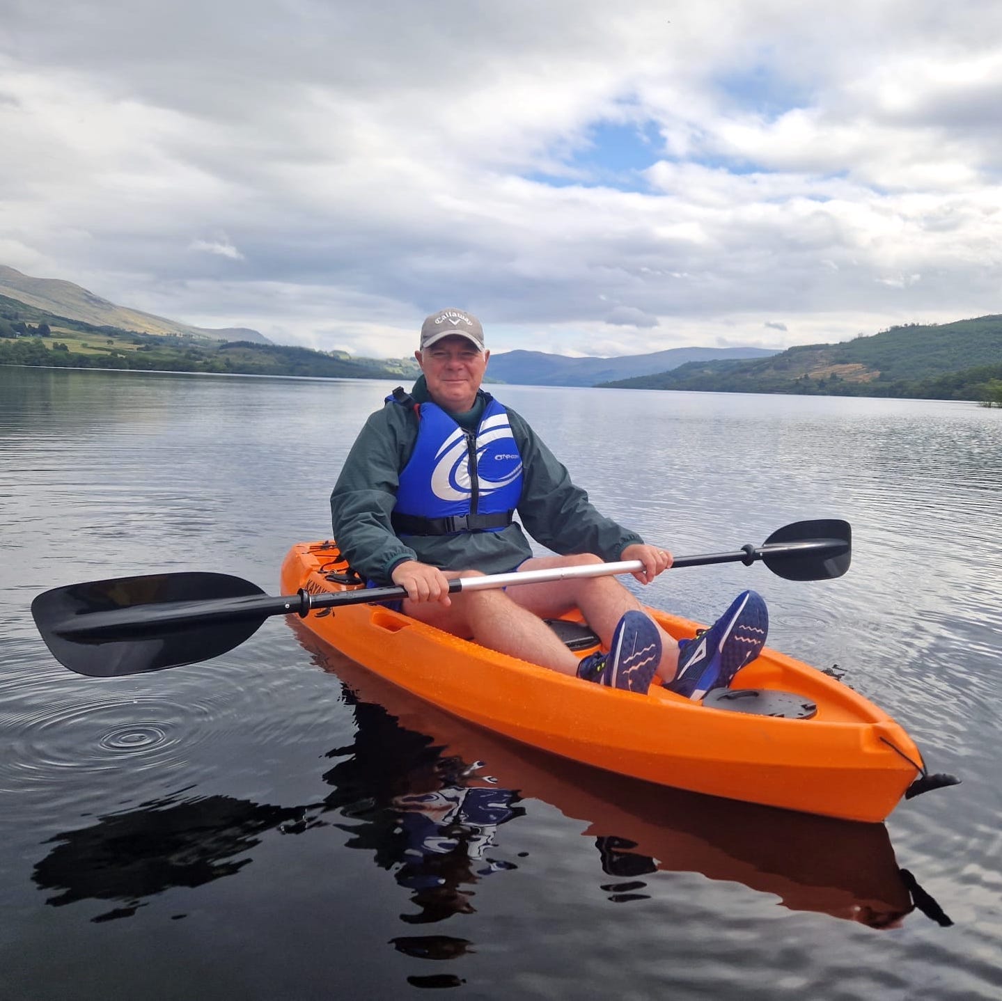 Single Shorty Kayak – Sky Blue