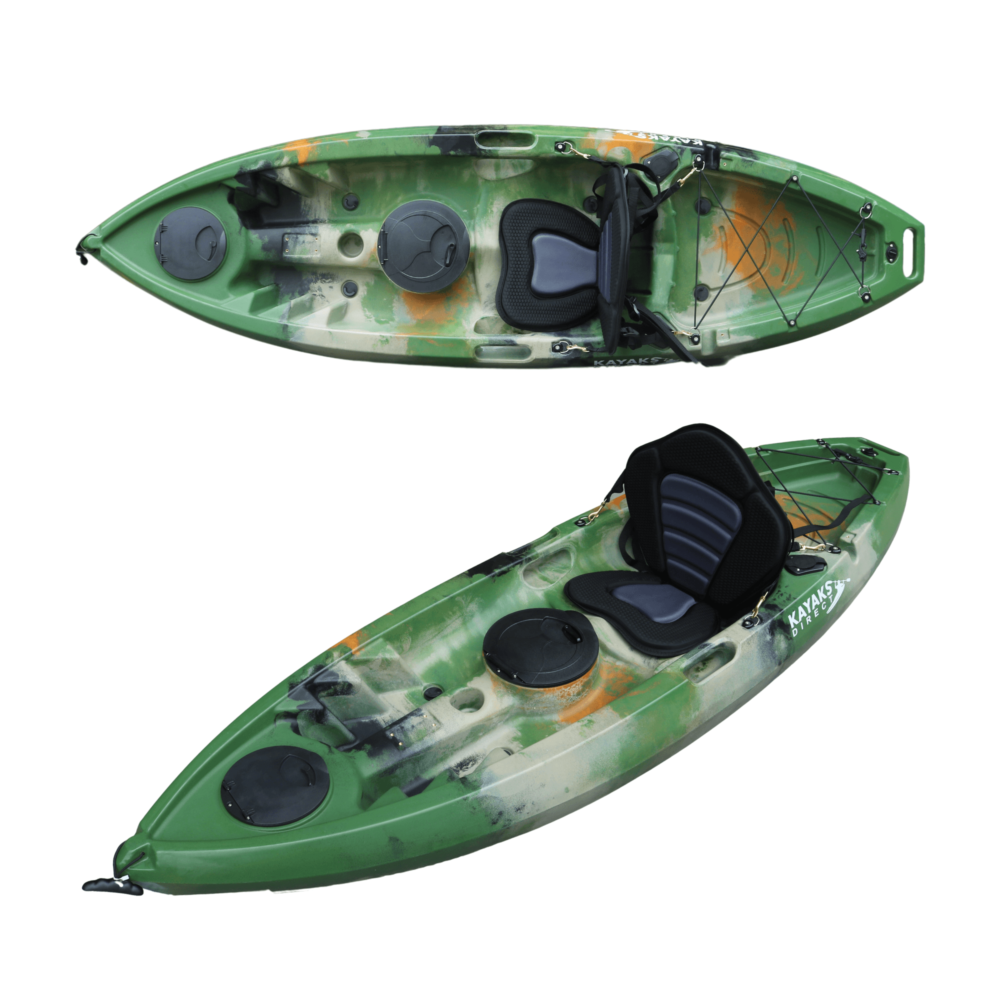 Army Camo Kayak, Sit-on-Top 7.8ft Shorty by Kayaks Direct