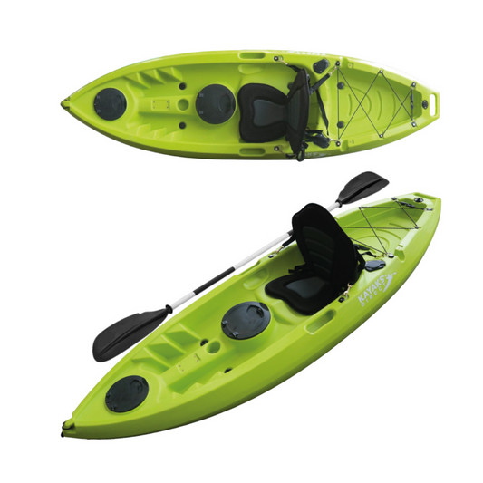 Single Shorty Kayak – Lime Green